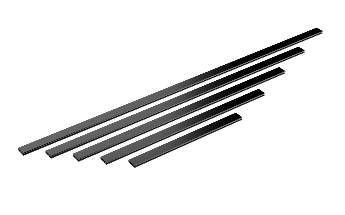 EXT RAIL 48" BLACK